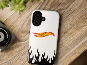 hot wheels flame tough phone case — protective racing inspired iphone cover