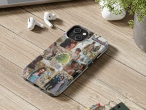 bridgerton collage tough phone case – regency romance protective cover